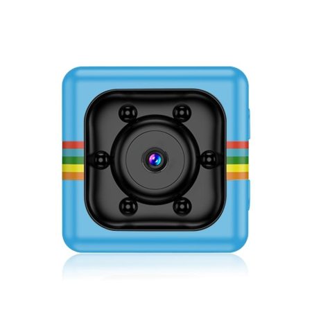 Hd Mini Sport Camera With Night Vision & Tf Card - Blue