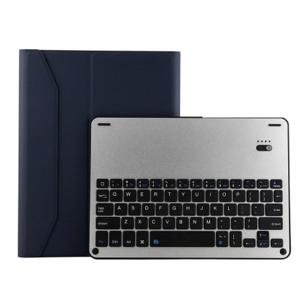 Bluetooth Keyboard & Leather Tablet Case For Ipad Air / Pro 9.7 - Detachable Water Repellent Magnetic Sleep Function 3-Gear Angle Adjustment Pen Slot - Blue