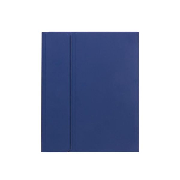 Detachable Bluetooth Keyboard Tablet Case For Ipad Pro 11 With Pen Slot - Plain Texture - Blue - Image 3