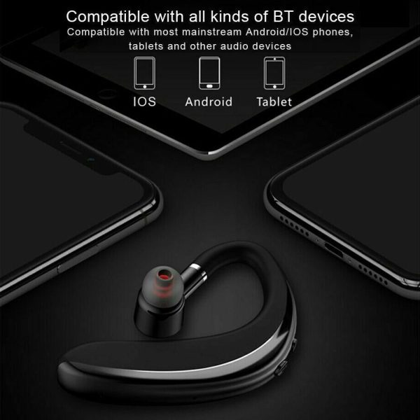 Wireless Business Sports Bluetooth Earphones - Fast Charging Bluetooth 5.0 - Blue - Image 5