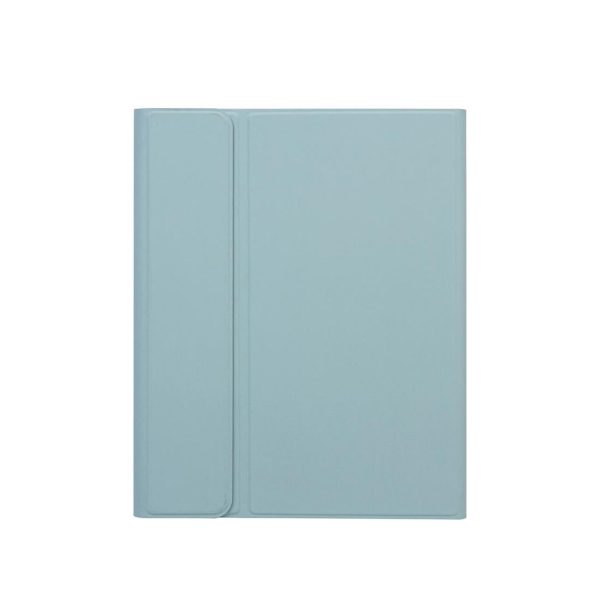 Detachable Bluetooth Keyboard Tablet Case For Ipad Pro 11 With Touchpad Pen Slot & Backlight - Plain Texture - Blue - Image 15
