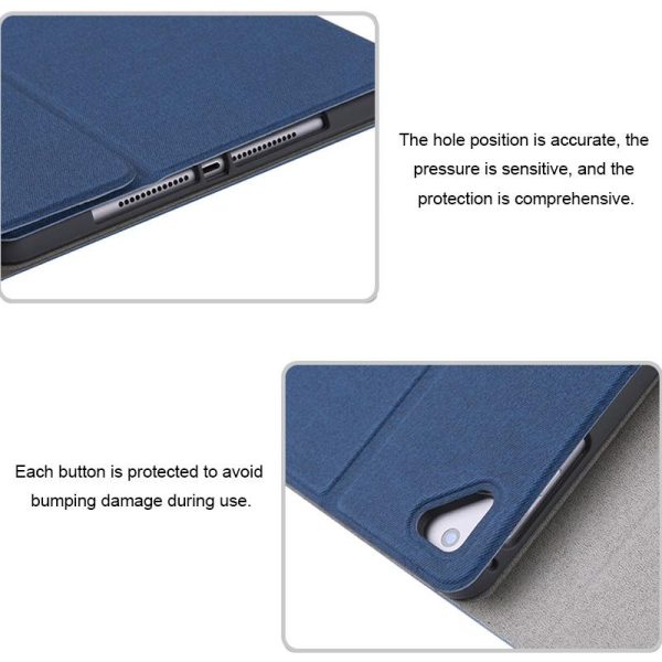 Detachable Bluetooth Keyboard & Leather Tablet Case For Ipad Pro / Air 9.7 With Colourful Backlight & Holder - Blue - Image 5