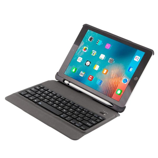 Detachable Bluetooth Keyboard & Leather Tablet Case For Ipad Air / Pro 9.7 - Blue - Image 8