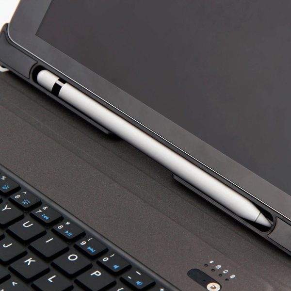 Detachable Bluetooth Keyboard & Leather Tablet Case For Ipad Air / Pro 9.7 - Blue - Image 10