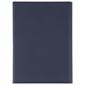 Ultra-Thin Bluetooth Keyboard Leather Case For Ipad Mini 6 With Detachable Lambskin Texture And Stand - Blue - Image 12