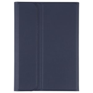 Ultra-Thin Bluetooth Keyboard Leather Case For Ipad Mini 6 With Detachable Lambskin Texture And Stand - Blue - Image 13