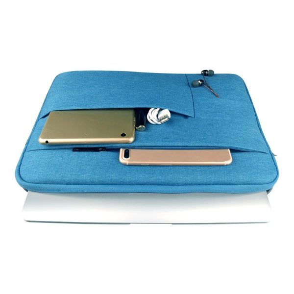Portable Oxford Cloth Laptop Bag For 12 Macbook And Tablets - Magenta - Image 3