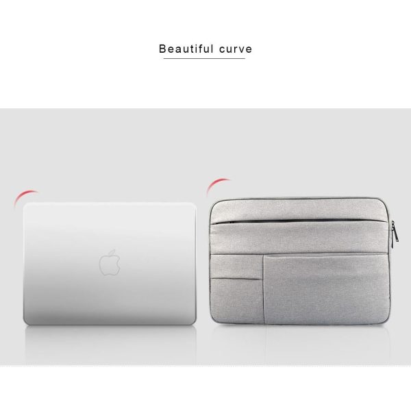Portable Oxford Cloth Laptop Bag For 12 Macbook And Tablets - Magenta - Image 5
