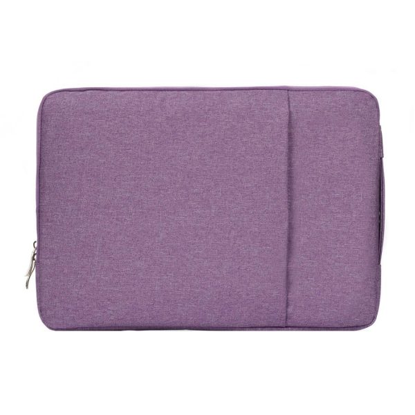 Universal Denim Laptop Bag for 13.3 Notebooks - Fits Macbook Air / Pro - Portable & Stylish - 35.5x26.5x2cm - Magenta - Image 10