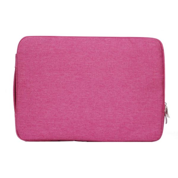 Universal Denim Laptop Bag for 15.4 Inch Notebooks - Fits Macbook Air / Pro - Portable & Stylish - 39.2x28.5x2cm - Magenta - Image 11