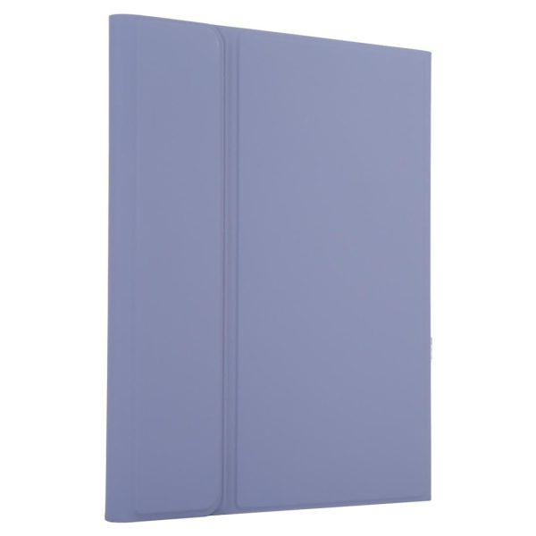 Bluetooth Tablet Case For Ipad 10.2 / Ipad Air 2019 With Touch Pad & Backlight & Pen Holder - Detachable - Purple - Image 4