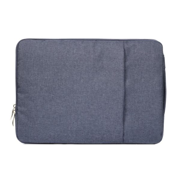 Universal Denim Laptop Bag for 13.3 Notebooks - Fits Macbook Air / Pro - Portable & Stylish - 35.5x26.5x2cm - Purple - Image 2