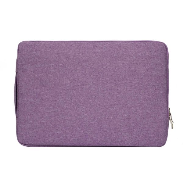 Universal Denim Laptop Bag for 13.3 Notebooks - Fits Macbook Air / Pro - Portable & Stylish - 35.5x26.5x2cm - Purple - Image 11
