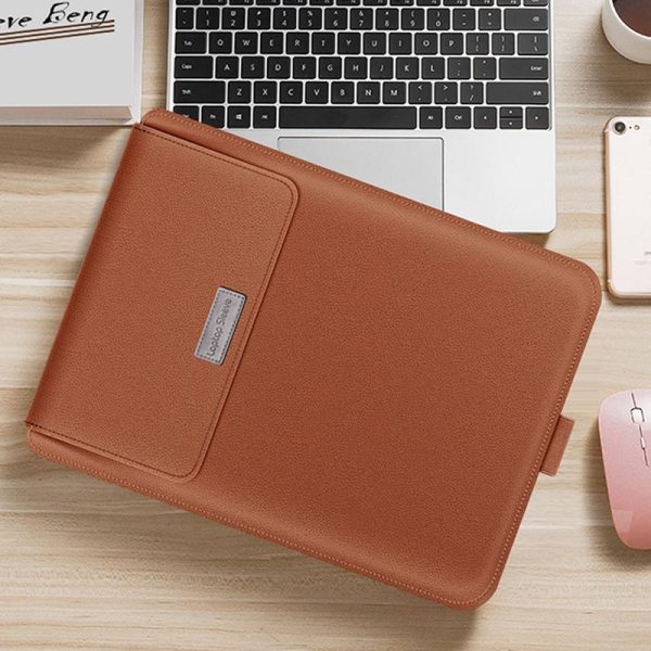 Universal Waterproof Laptop Bag Set With Handle Stand Pen Holder Winders Mouse & Charger Bags - Red - Image 3
