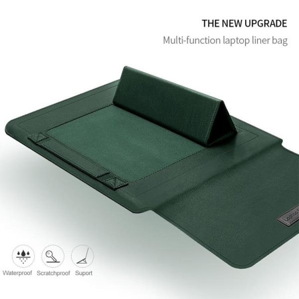 Universal Waterproof Laptop Bag Set With Handle Stand Pen Holder Winders Mouse & Charger Bags - Red - Image 8