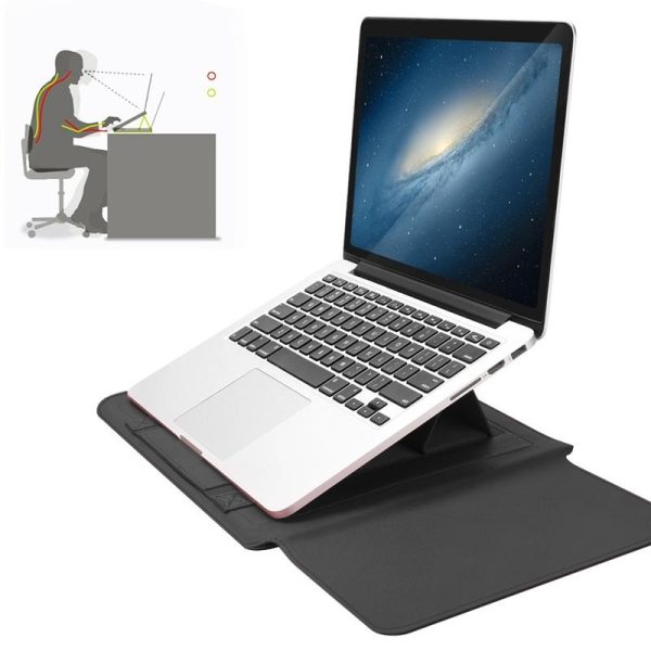 Universal Waterproof Laptop Bag Set With Handle Stand Pen Holder Winders Mouse & Charger Bags - Red - Image 13