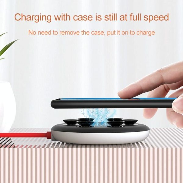 Wireless Fast Charger With Suction Cup 1.5M - Red - Image 9