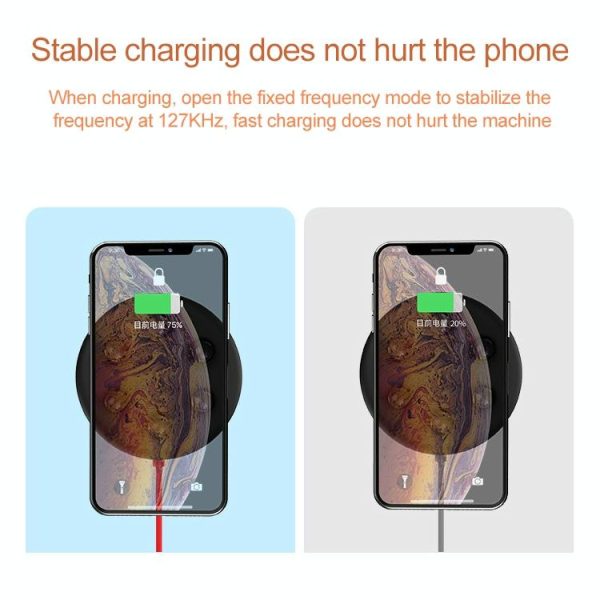 Wireless Fast Charger With Suction Cup 1.5M - Red - Image 11