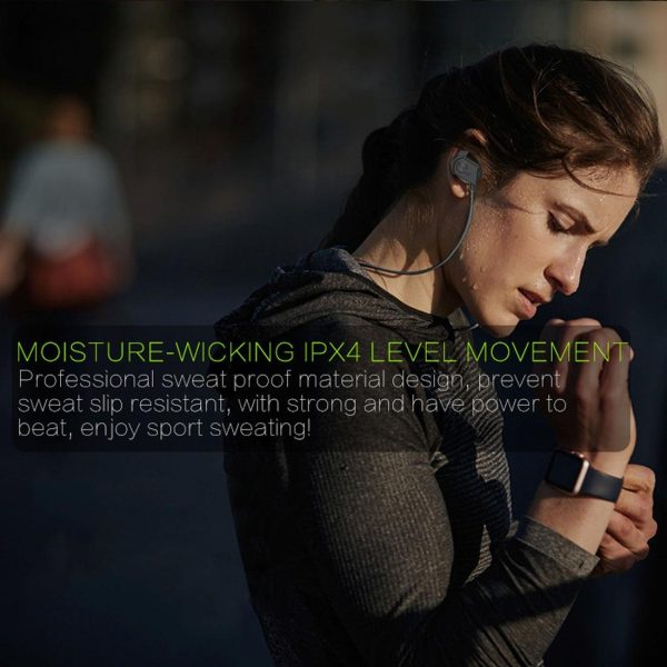 Wireless Bluetooth In-ear Headset with Magnetic Switch & Indicator Light - Red - Image 7