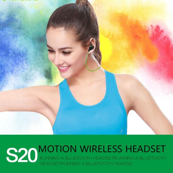 Wireless Bluetooth In-ear Headset with Magnetic Switch & Indicator Light - Red - Image 9