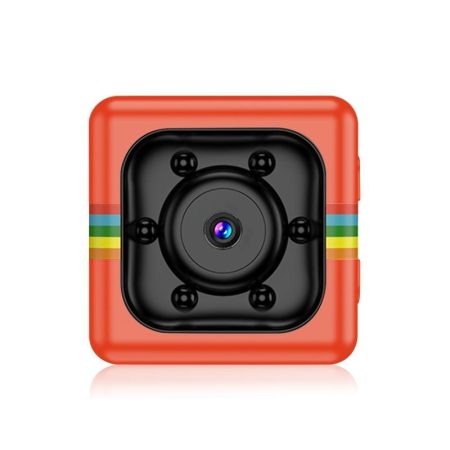 Hd Mini Sport Camera With Night Vision & Tf Card - Red