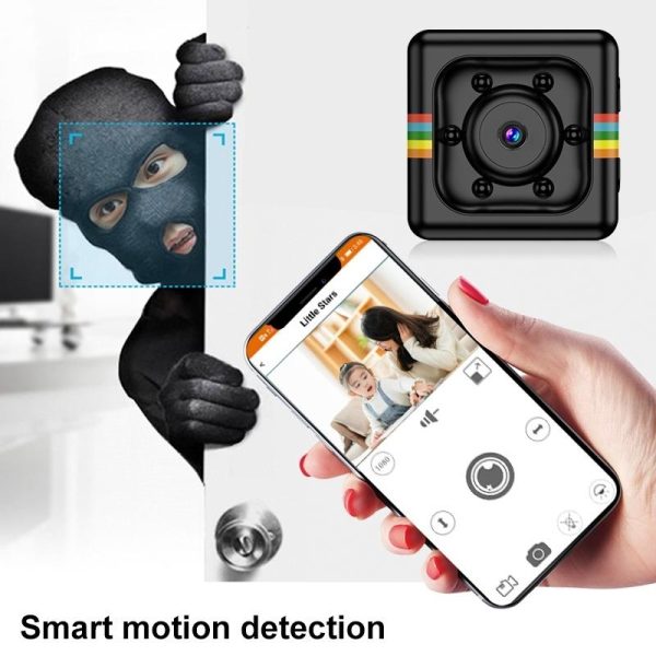 Hd Mini Sport Camera With Night Vision & Tf Card - Red - Image 7