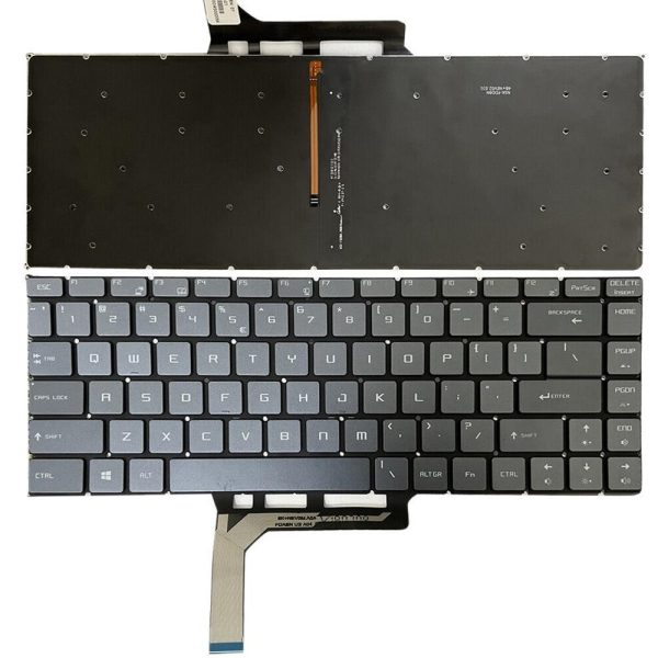 Backlit Laptop Keyboard for Msi Gs65 Series - us Version - Red - Image 2
