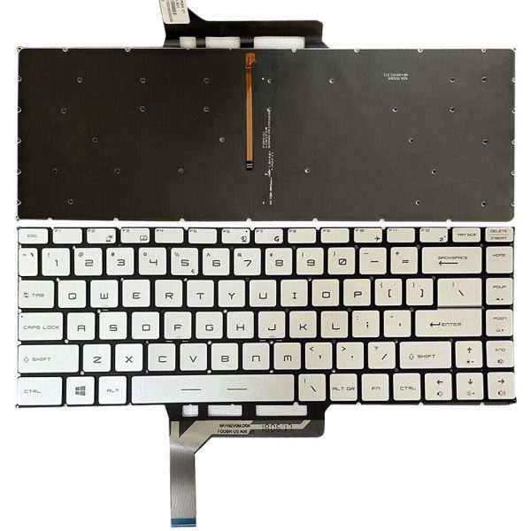 Backlit Laptop Keyboard for Msi Gs65 Series - us Version - Red - Image 8
