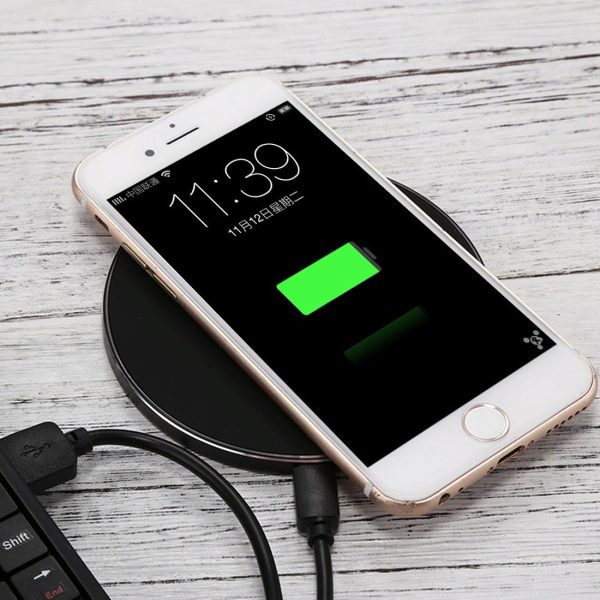 Quick Charge Wireless Charger With Led Indicator - Red - Image 6