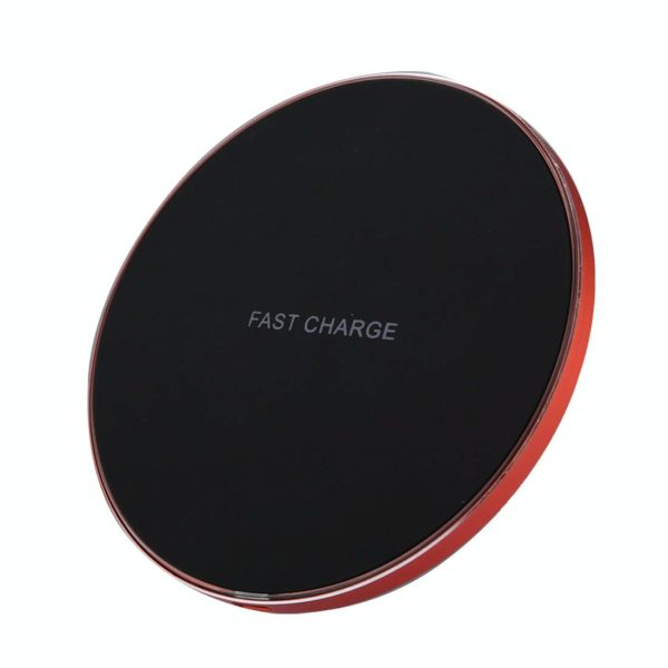 Quick Charge Wireless Charger With Led Indicator - Red - Image 11