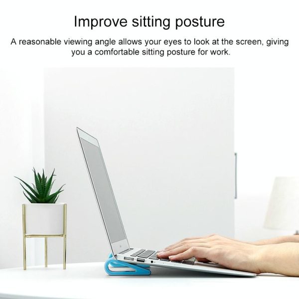 Adjustable Notebook Stand for Improved Cooling and Comfort - Red - Image 6