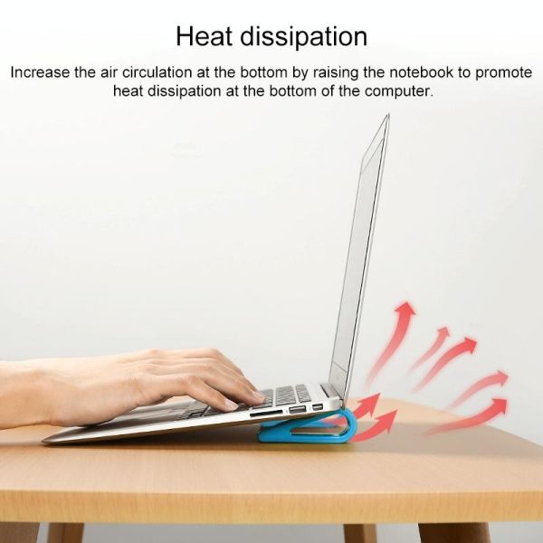 Adjustable Notebook Stand for Improved Cooling and Comfort - Red - Image 13