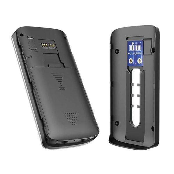 Smart Wifi Video Doorbell With Night Vision & Wide-Angle Camera - 720P Low Power Mobile Remote - Silver - Image 7