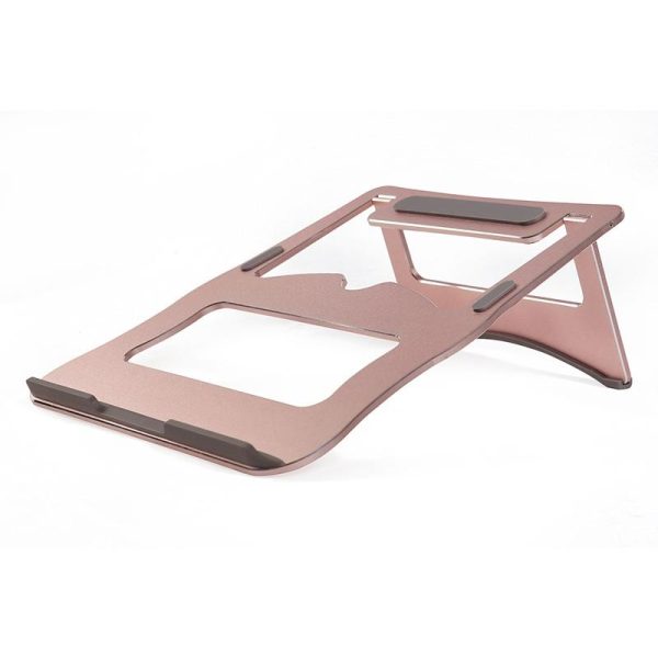 Portable Aluminum Laptop Stand - Simple & Stylish - Silver - Image 15