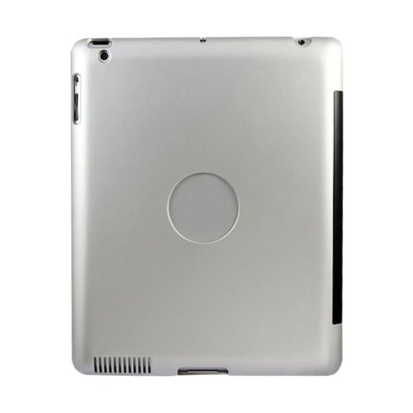 Aluminum Bluetooth Keyboard Tablet Case For Ipad 4 / 3 / 2 - Silver - Image 3