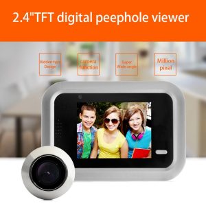 2.4 Screen 2.0Mp Security Camera With Tf Card Support - No Disturb Peephole Viewer - Image 5