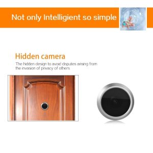 2.4 Screen 2.0Mp Security Camera With Tf Card Support - No Disturb Peephole Viewer - Image 9