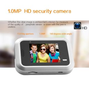 2.4 Screen 2.0Mp Security Camera With Tf Card Support - No Disturb Peephole Viewer - Image 10
