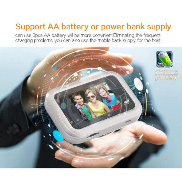 2.4 Screen 2.0Mp Security Camera With Tf Card Support - No Disturb Peephole Viewer - Image 13