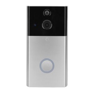 Hd 720P Security Camera Smart Wifi Video Doorbell Intercom Support Tf Card & Infrared Night Vision & Motion Detection App For Ios And Android - Silver - Image 2
