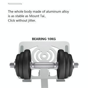 Foldable Rotating Laptop / Tablet Stand - Aluminum Alloy - Silver - Image 4