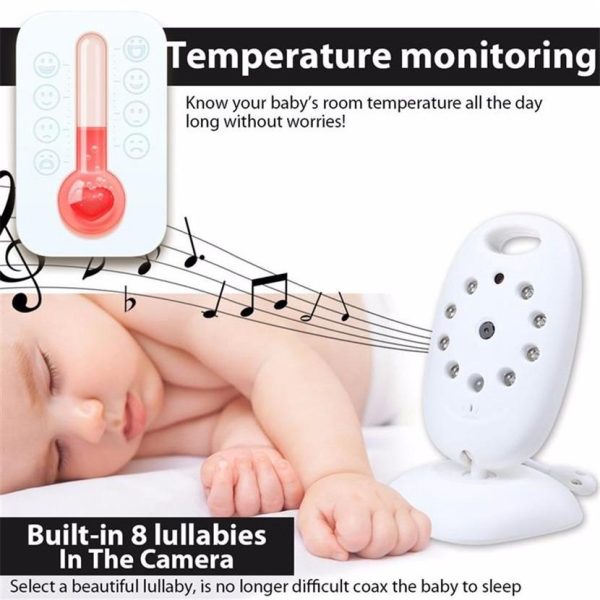 Portable Baby Monitor With 2.0 Lcd Screen Two-Way Talk Night Vision - Image 11