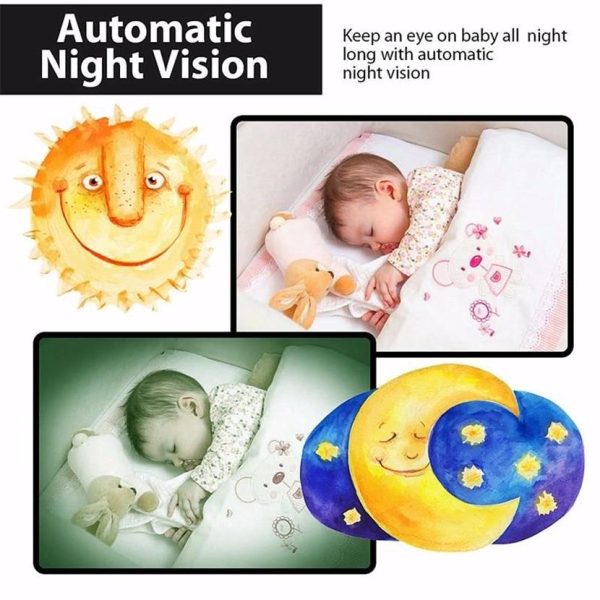 Portable Baby Monitor With 2.0 Lcd Screen Two-Way Talk Night Vision - Image 12