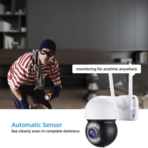 1080P Wireless Ip Camera With 3.0Mp Motion Detection Night Vision & Tf Card Support - Image 6