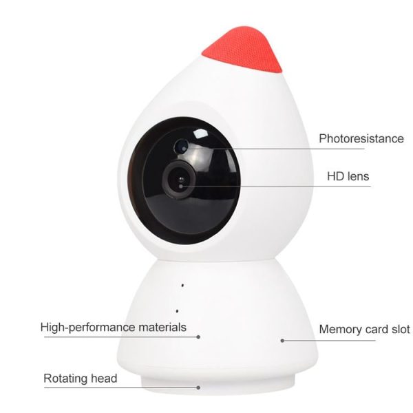 Wireless Hd Camera With Motion Detection & Night Vision - 2Mp Micro Sd Card - Image 3