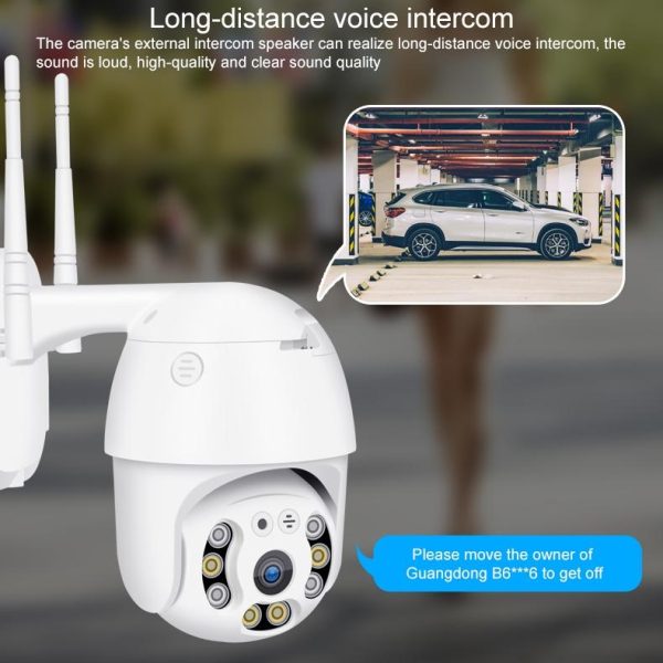 1080P Wifi Ip Camera With Night Vision Motion Detection Two-Way Audio & Tf Card Support - Image 5