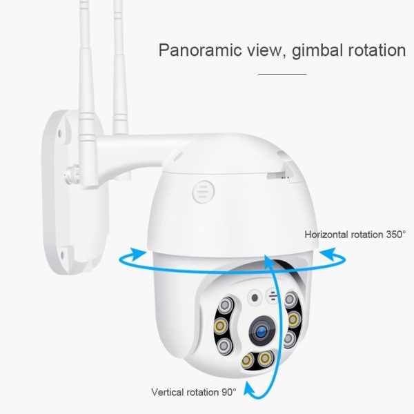 1080P Wifi Ip Camera With Night Vision Motion Detection Two-Way Audio & Tf Card Support - Image 10