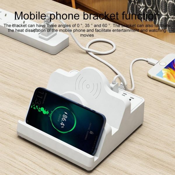 Wireless Charger With Phone Holder & Current Display - Image 8