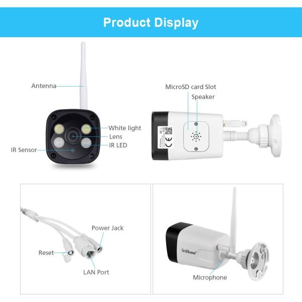 1296P Hd Ip Camera With 3.0Mp Two-Way Audio Motion & Humanoid Detection Full-Colour Night Vision Tf Card Support - Image 7