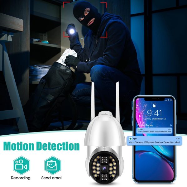 360 Degree Rotating Wifi Camera With Full Colour Two-Way Voice Motion Detection And 64Gb Tf Card - Image 11